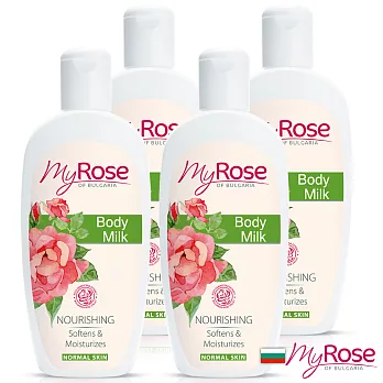 保加利亞My rose玫瑰彈潤亮澤潤膚乳液250ml四入