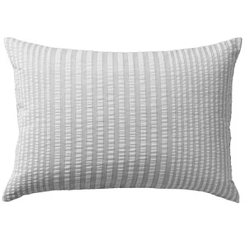 [MUJI無印良品]有機棉凹凸織枕套/50/灰色