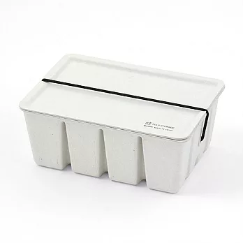MIDORI 環保素材紙漿收納盒II-白