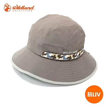 WildLand 中性織帶抗UV圓盤帽W1010 / 城市綠洲(UPF30+、防曬、防紫外線、機能帽)63深卡其