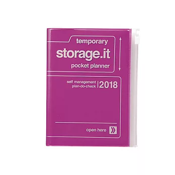 【MARK’S】2018 週間直式手帳_ Storage. it (A6)_紫