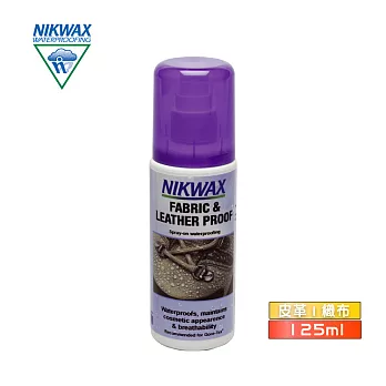 NIKWAX 織布/皮革噴霧劑792 (125ml) / 防水、保持透氣性和紋理 / 英國原裝進口