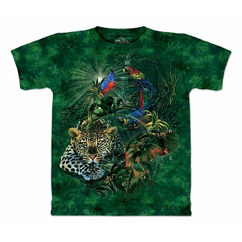【摩達客】美國進口The Mountain 雨林動物純棉環保短袖T恤成人版XL號