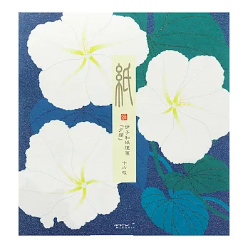 MIDORI JAPANWORKS日本名藝系列便箋(夏季)-絹印夕顏