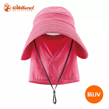 WildLand 中性抗UV可脫式遮陽帽W1032 / 城市綠洲(UPF30+、防曬、防紫外線、機能帽)32深粉紅