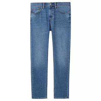[MUJI無印良品]男有機棉混彈性丹寧合身褲(73.5CM)29藍色