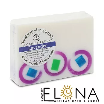 澳洲【SOAP BY ELENA】晚安薰衣草 手工養膚皂 130g 手工皂 肥皂 香皂