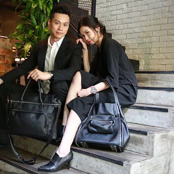 Amore Super＋雅痞托特包- 三包一體，輕量好用～黑色