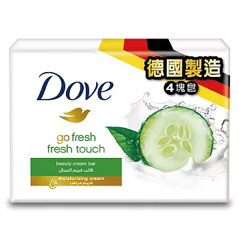 多芬 清爽水嫩潔膚塊100gX4