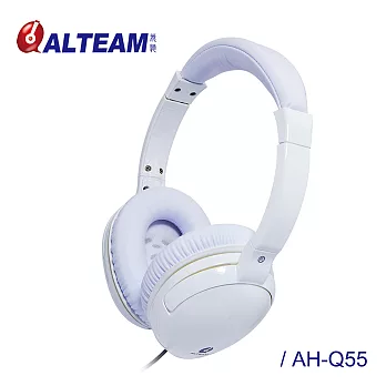 ALTEAM 我聽 AH-Q55【花系列】鬱金香耳罩式耳機-純淨白