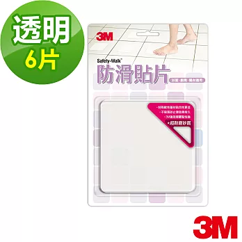 【3M】防滑貼片-透明 (6片)