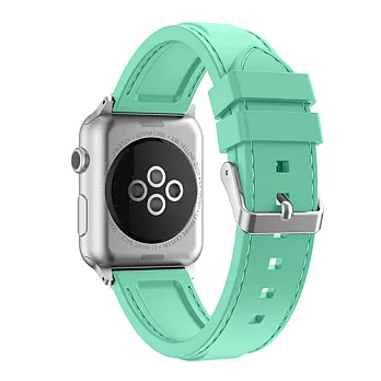 Apple Watch 運動錶帶 簡約縫線薄荷色