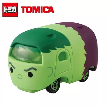 【日本進口正版】TOMICA 多美小汽車 TSUM TSUM 漫威英雄 綠巨人 浩克 Hulk 玩具車 MARVEL