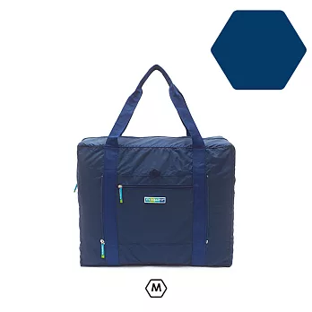 m square商旅系列Ⅱ尼龍折疊旅行購物袋M寶藍