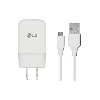 LG G5 原廠9V快速旅行充電器+ USB To Type-C傳輸充電線組 / hTC M10可用(台灣商檢-密封袋裝)單色