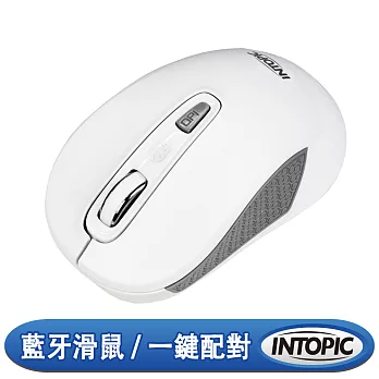 INTOPIC 廣鼎 藍牙無線光學滑鼠(MSW-BT730)白色