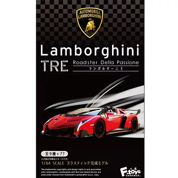 【日本進口正版】盒裝10入 藍寶堅尼 1/64 跑車 盒玩/擺飾/模型 F-TOYS Lamborghini