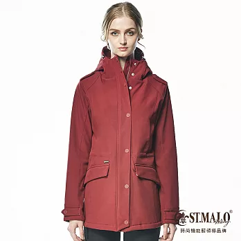 【ST.MALO】德國最新3防護時尚女外套-1672WJ-M勃根地紅