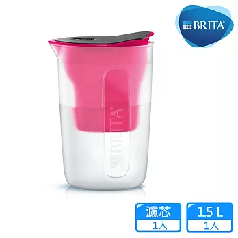 德國BRITA FUN 1.5L 酷樂壺_粉紅色 (內含MAXTRA Plus全效濾芯1入)