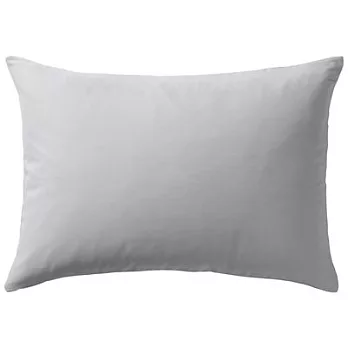 [MUJI無印良品]棉聚酯緞紋枕套/50/灰色