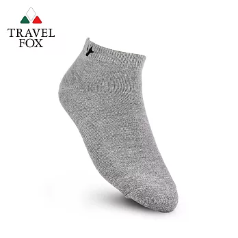 TRAVEL FOX 旅狐 純棉船形襪 踝襪[T40-98] 灰