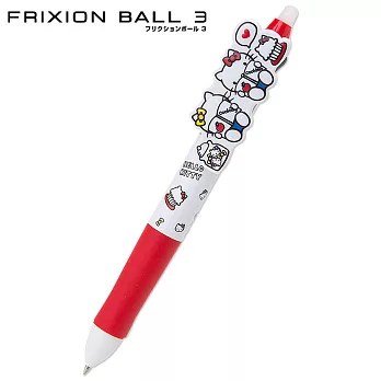 《Sanrio》HELLO KITTY*PILOT百樂FRIXION 0.38mm三色按鍵擦擦筆(甜點時光)