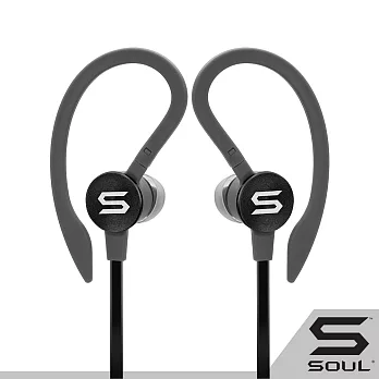 SOUL FLEX2 高效能運動型防汗耳機風暴黑