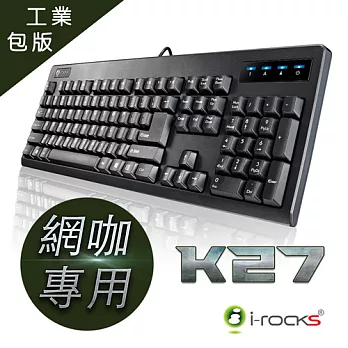 i-Rocks K27防鬼鍵遊戲鍵盤 送M09遊戲滑鼠