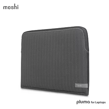 Moshi Pluma for Laptops 輕薄防震通用性筆電內袋魚骨紋灰