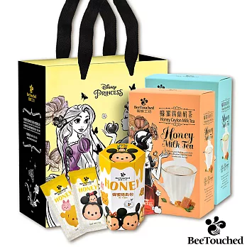 蜜蜂工坊-公主奶茶超值組( 錫蘭10包/盒、抹茶10包/盒、隨身包10包/盒 )附 迪士尼公主提袋