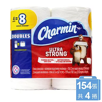 【美國 Charmin】超強韌捲筒衛生紙(154張x4捲/串)