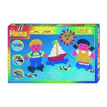 《Hama 幼兒大拼豆》幼兒小手創意 900 顆大拼豆禮盒- 男孩．女孩