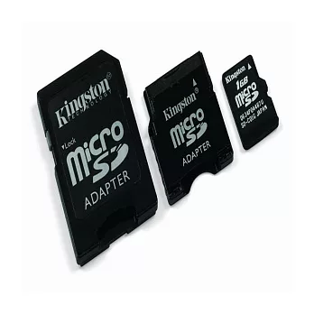 Kingston 三合一記憶卡(MICRO SD、MINI SD、SD)/1GB