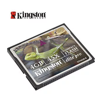 Kingston金士頓 4GB CF高速記憶卡(45倍速)