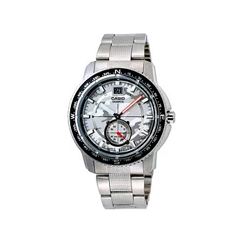 CASIO OUTGETAR系列 越野迷彩造型腕錶(白)