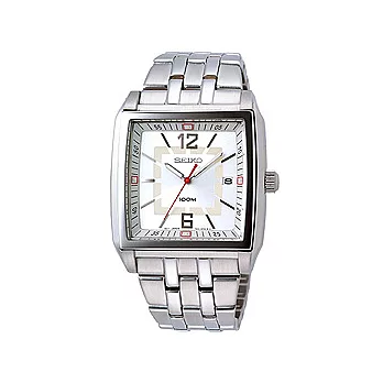 SEIKO 科技新貴經典腕錶(白)