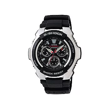 CASIO G-SHOCK 飆風勇者計時賽車錶(酷黑)