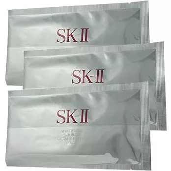 SKII 晶(緻)煥白深層修復面膜 * 3 (無盒版)