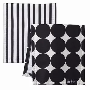 美國Bazzle Baby-時尚實用餵奶巾，照護寶寶必備Pinstripes-Spots Set
