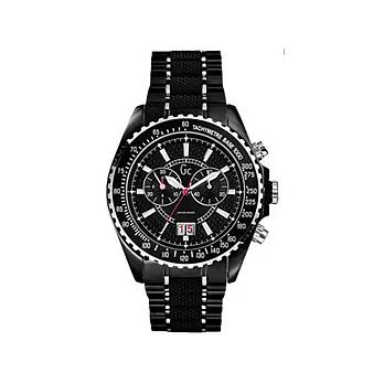 Gc時尚至尊雙眼計時腕錶(黑)~ SWISS MADE