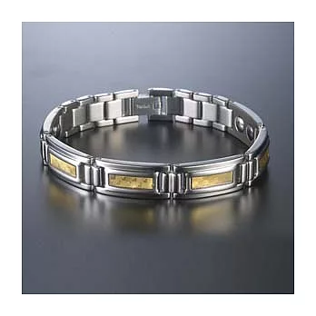 KMK純鈦+磁石+鍺健康手鍊 型號:A6800(加贈精美鋼索戒指)