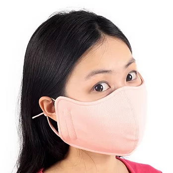 SNOW TRAVEL 抗UV透氣口罩兩件(冰涼降溫科技材質/粉紅)