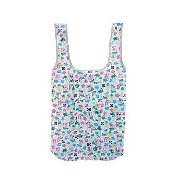 外出必備品《La Libellue》童趣造型口袋折疊包【熱情夏威夷】