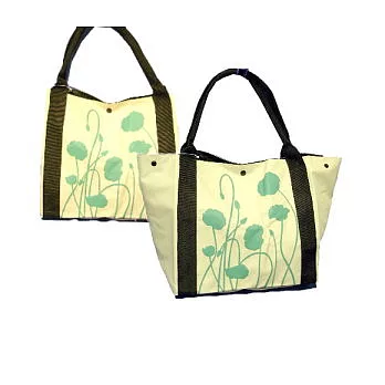 《La Libellue》防水帆布購物包-米色(M)