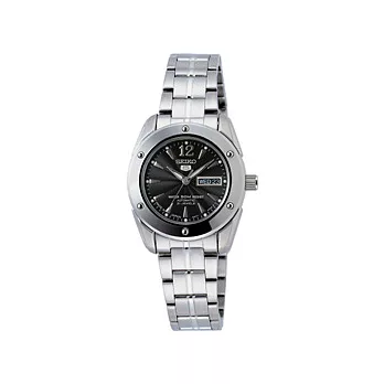 SEIKO 都會氣質5號機芯機械女錶(黑)(MADE IN JAPAN)