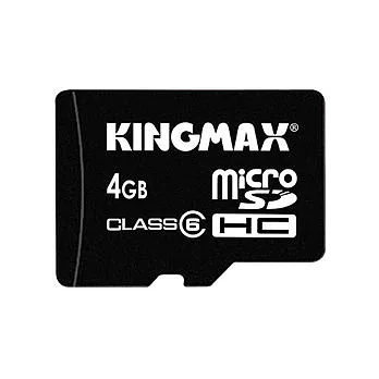 KINGMAX-micro SDHC 4G記憶卡