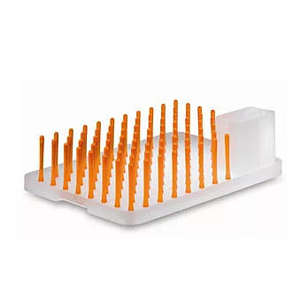 PEGGY 瀝水盤架(透明橘)