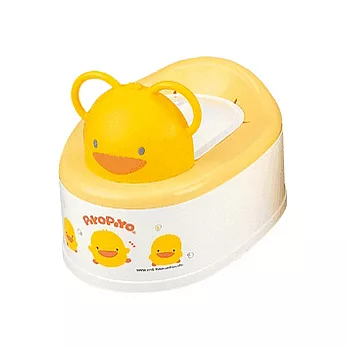 黃色小鴨兩段式造型幼兒便器(白)