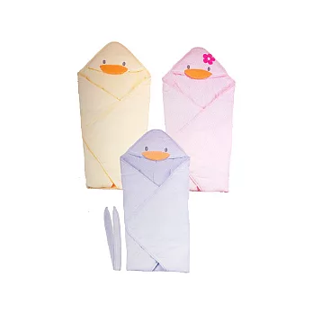 黃色小鴨造型冬季包巾（黃色）