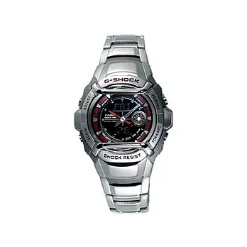 CASIO G-SHOCK 三眼賽車錶(紅)